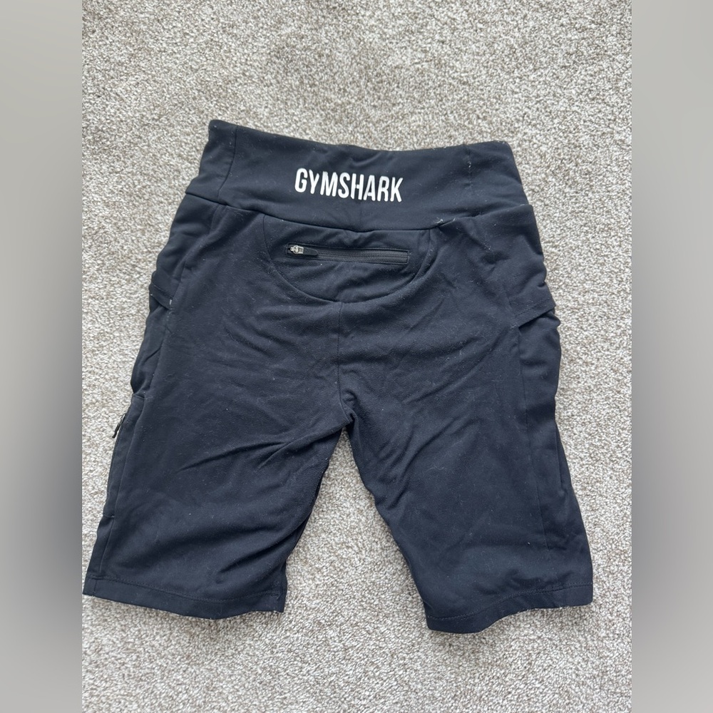 Gymshark Black High-Waist Flex Bike Shorts